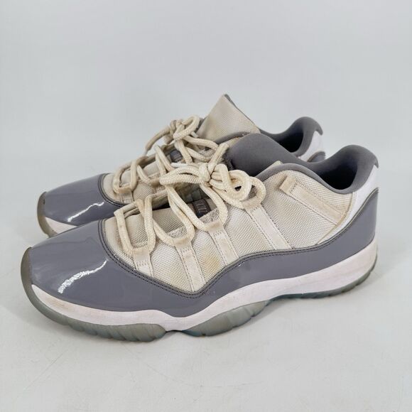 Air Jordan 11 Low Cement Grey White AV2187-140 Men’s Size 12 Basketball Shoes